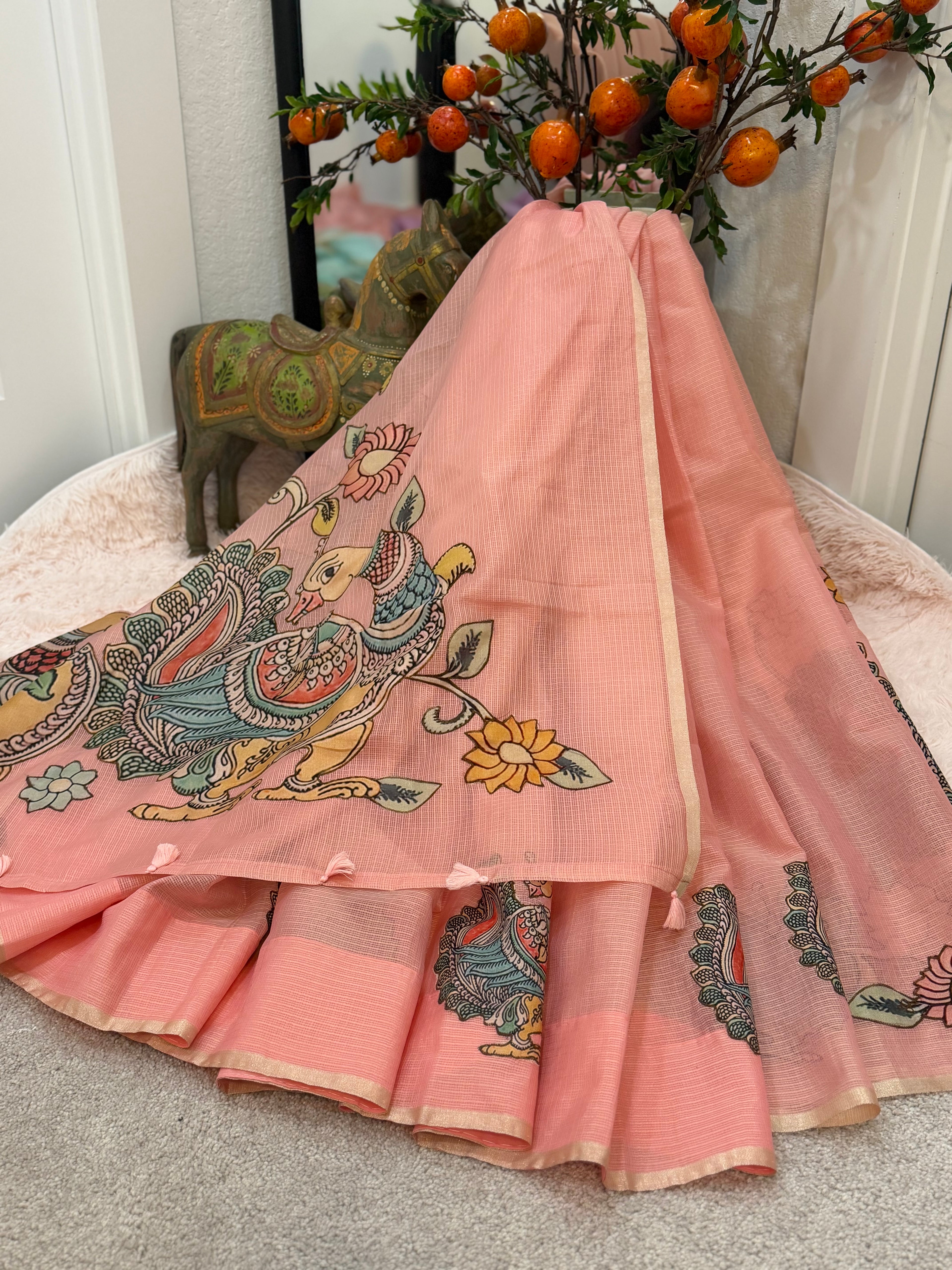 Silk Kota - Blush Pink