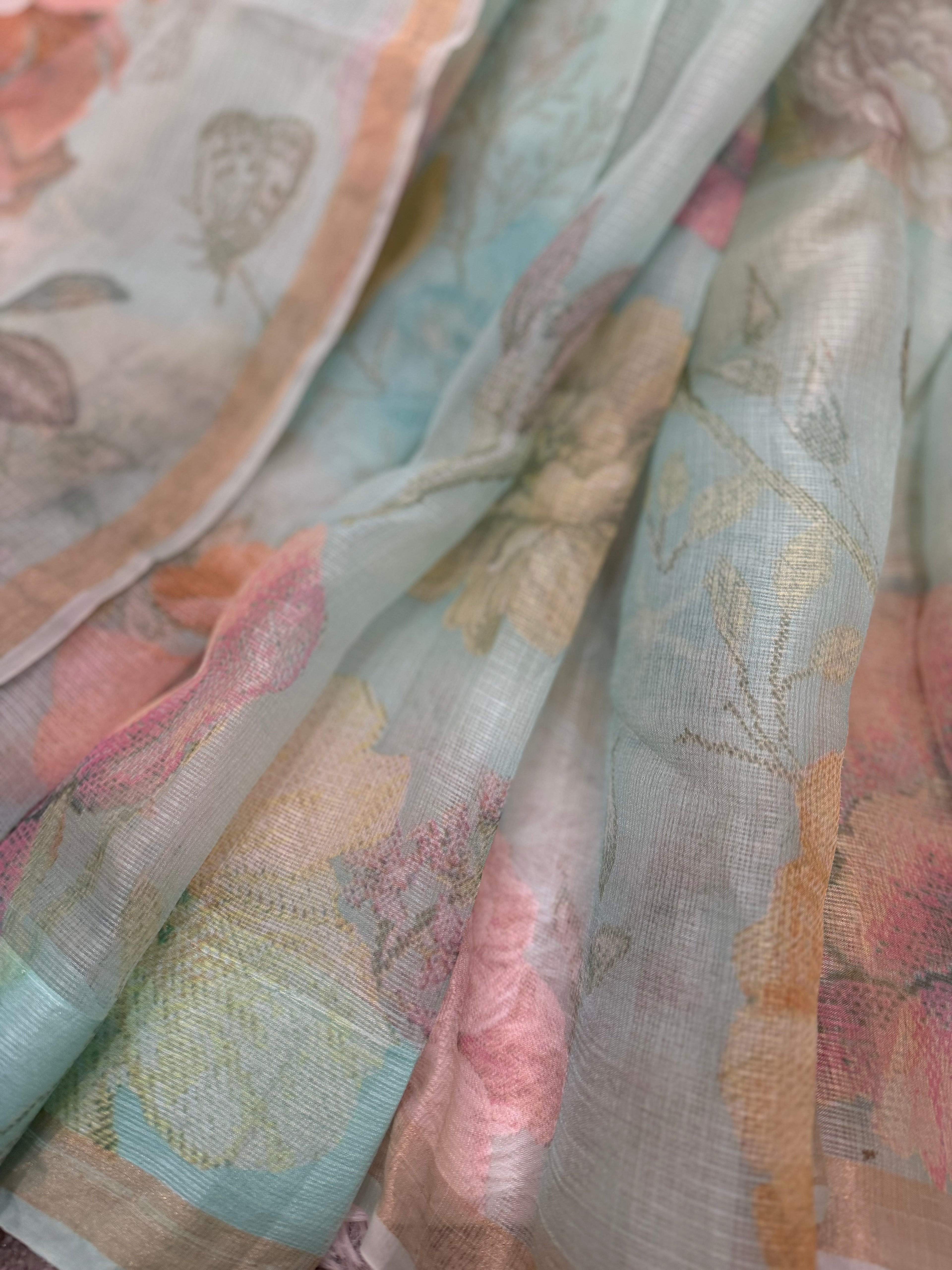 Silk Kota - Powder Blue