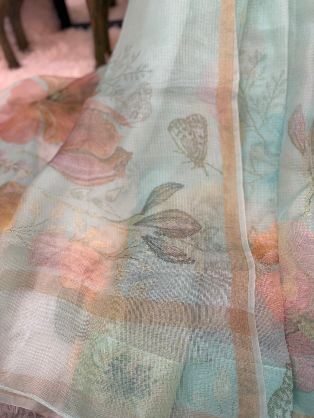 Silk Kota - Powder Blue