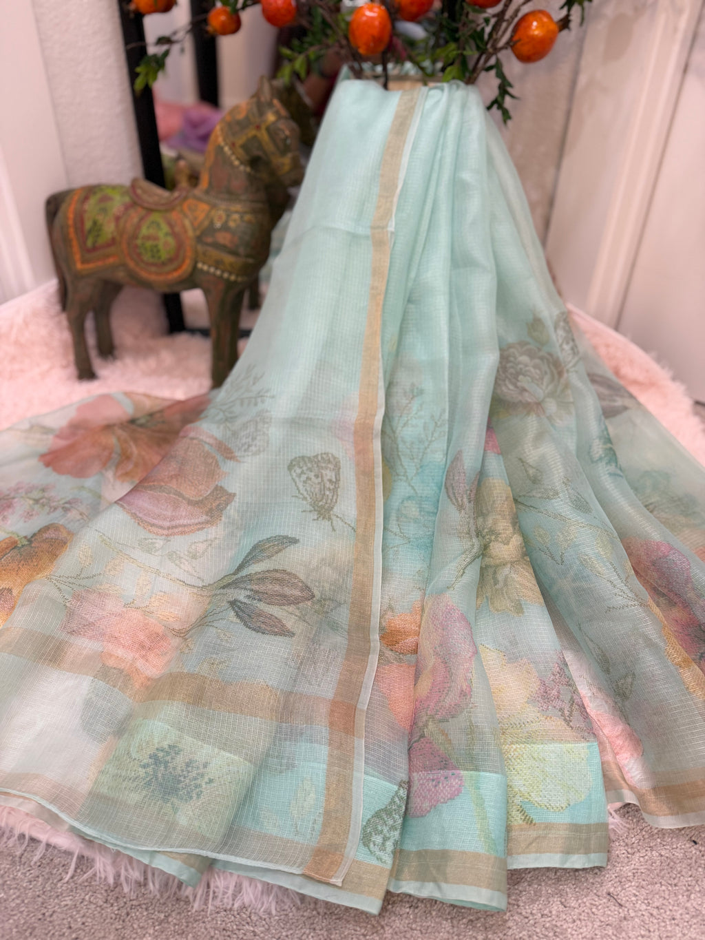 Silk Kota - Powder Blue