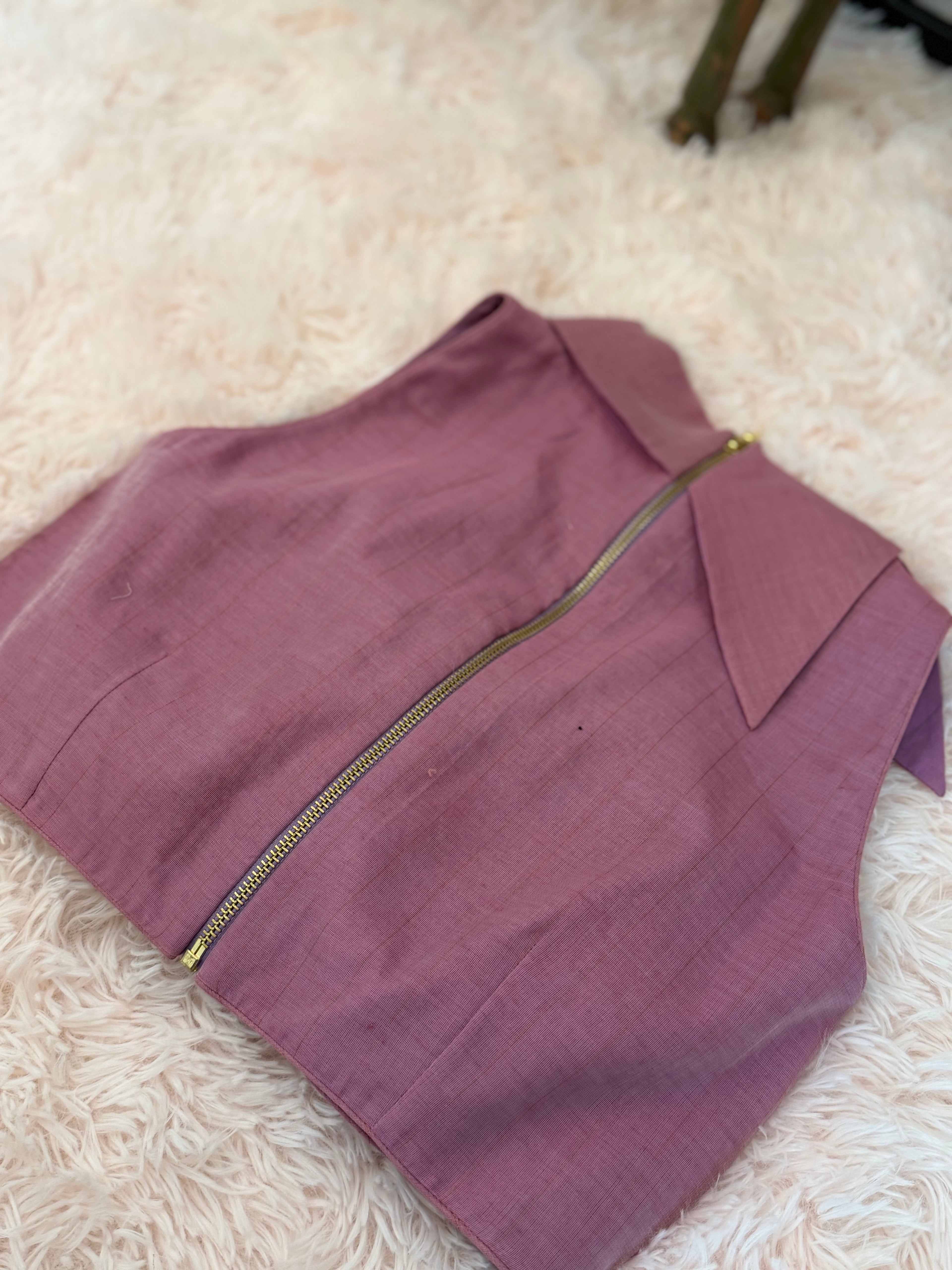 Muslin Jamdani - Soft rose blush