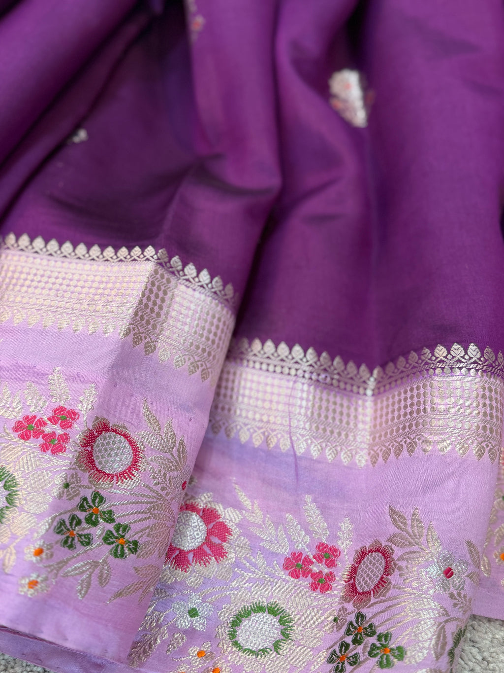 Poona Silk - Purple
