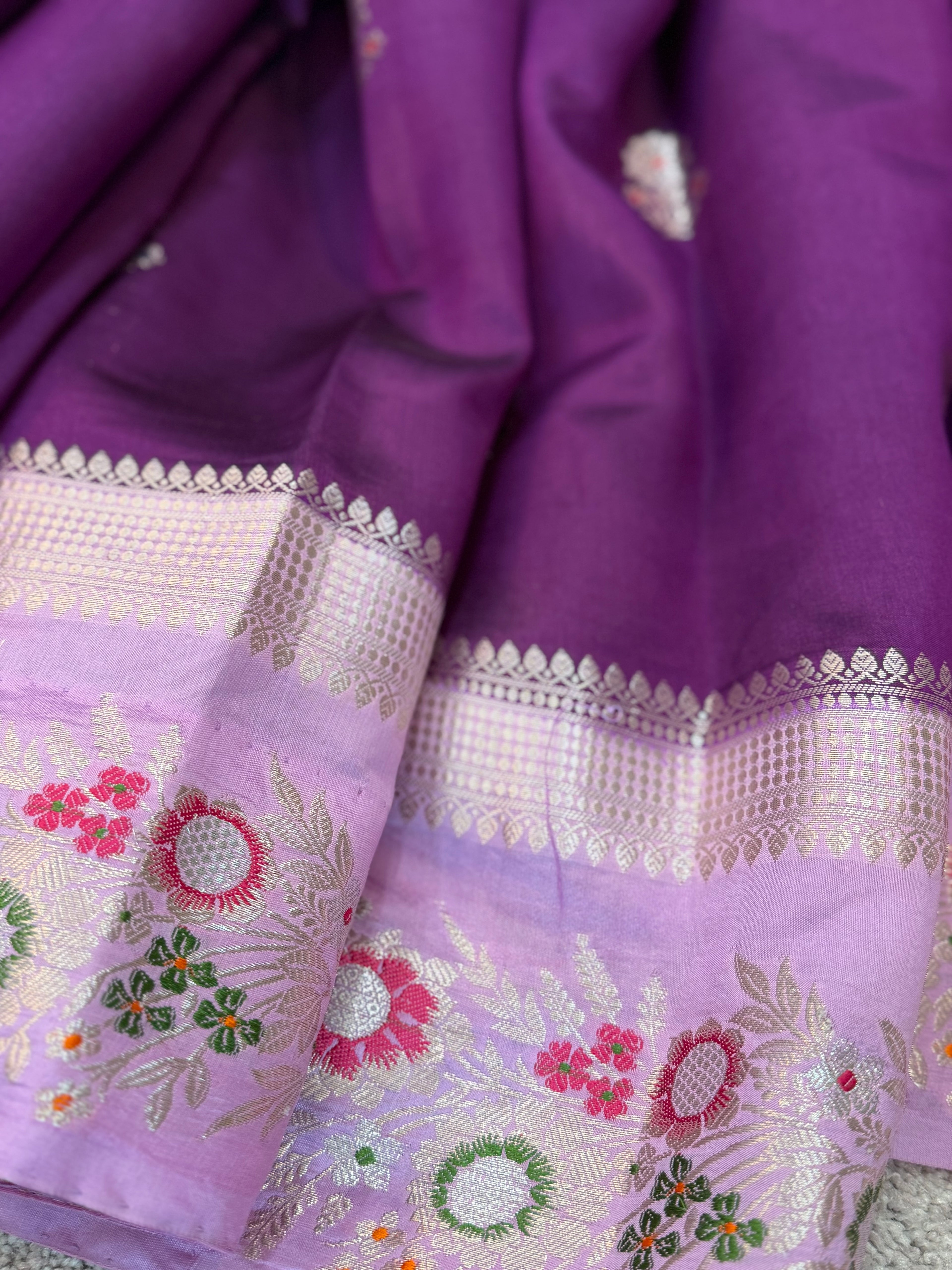 Poona Silk - Purple