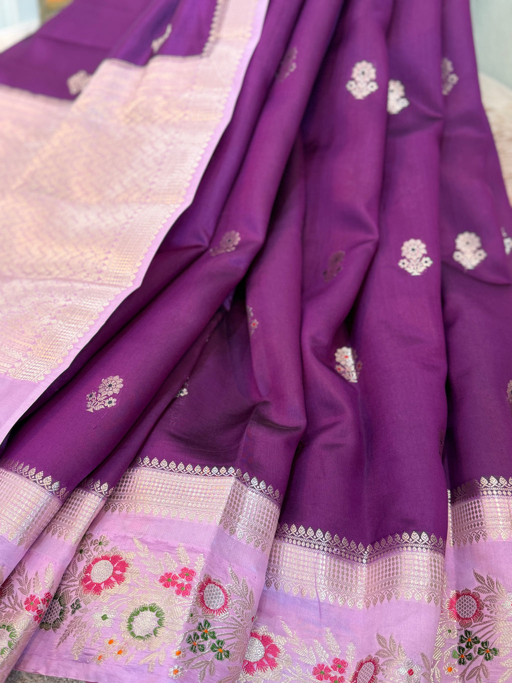 Poona Silk - Purple