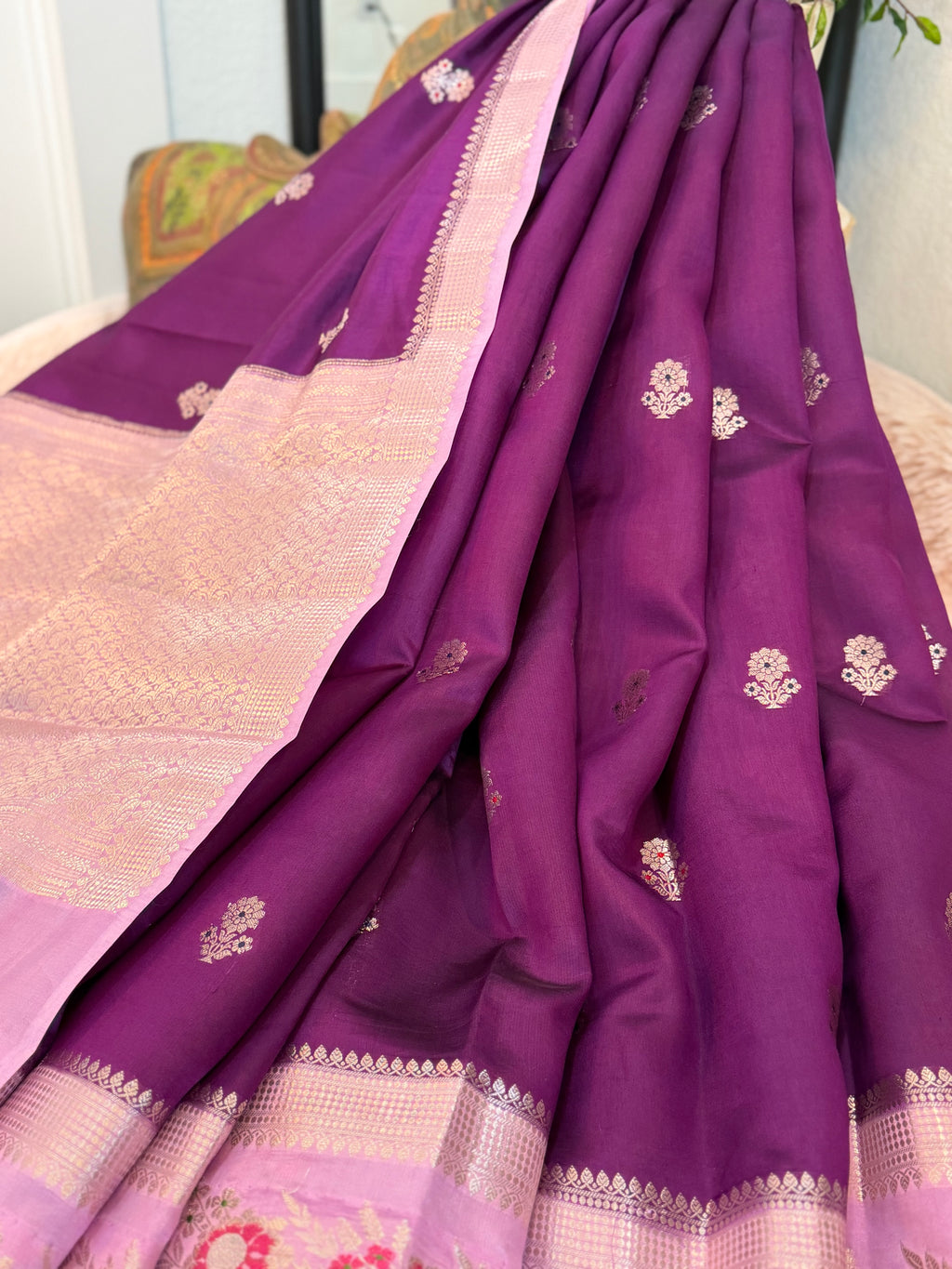 Poona Silk - Purple