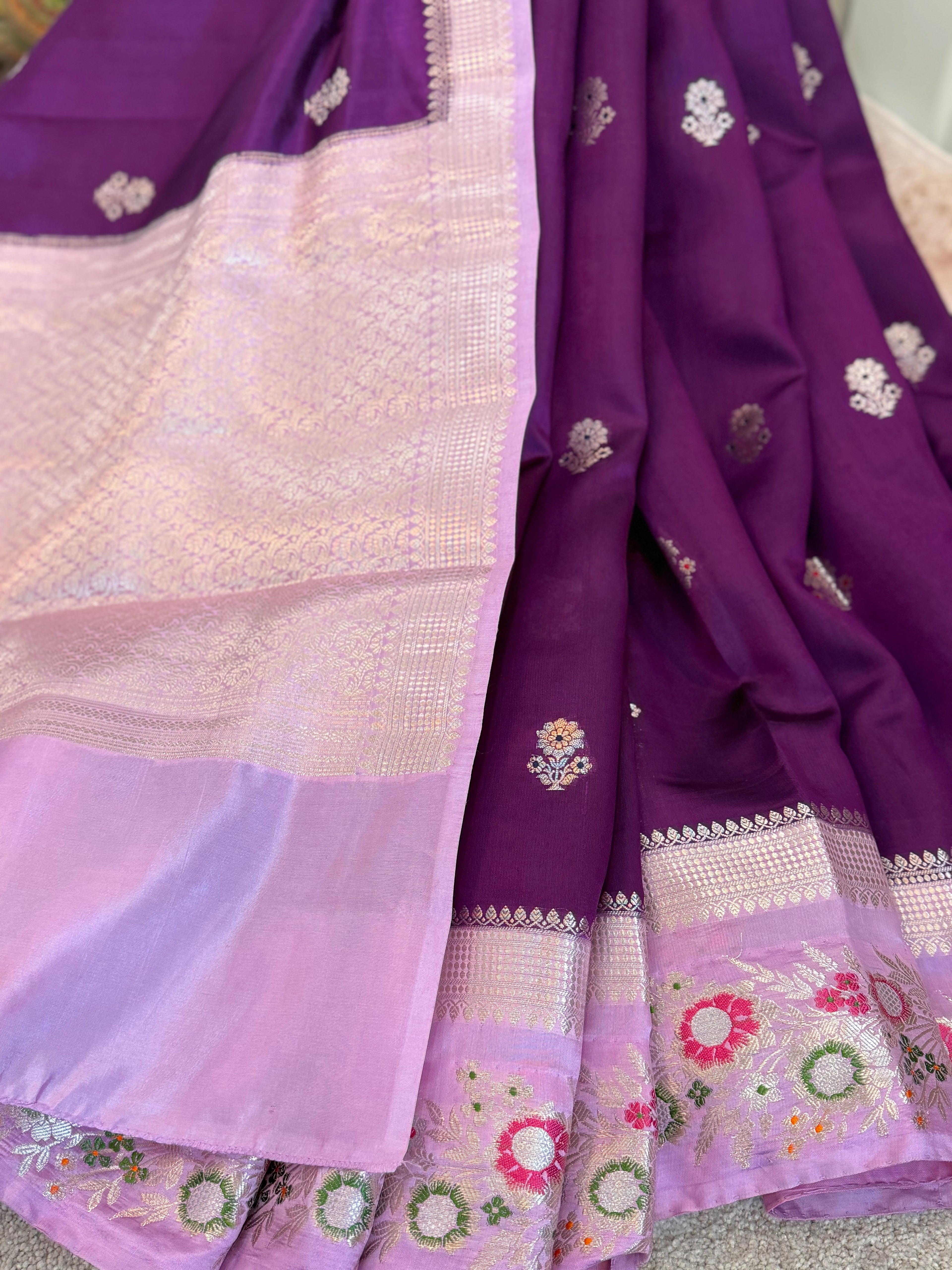 Poona Silk - Purple