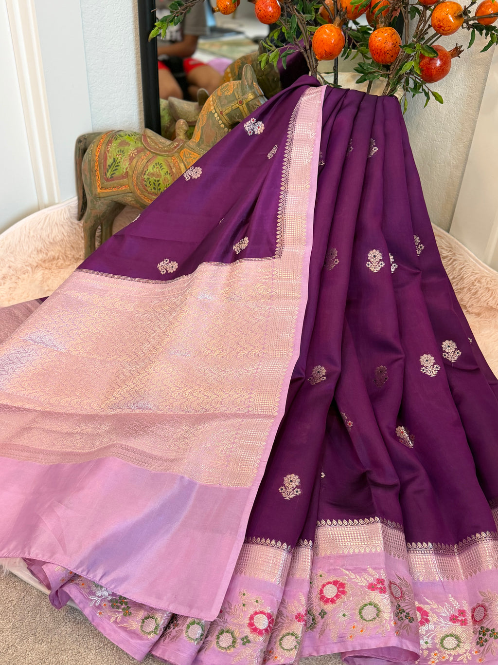 Poona Silk - Purple