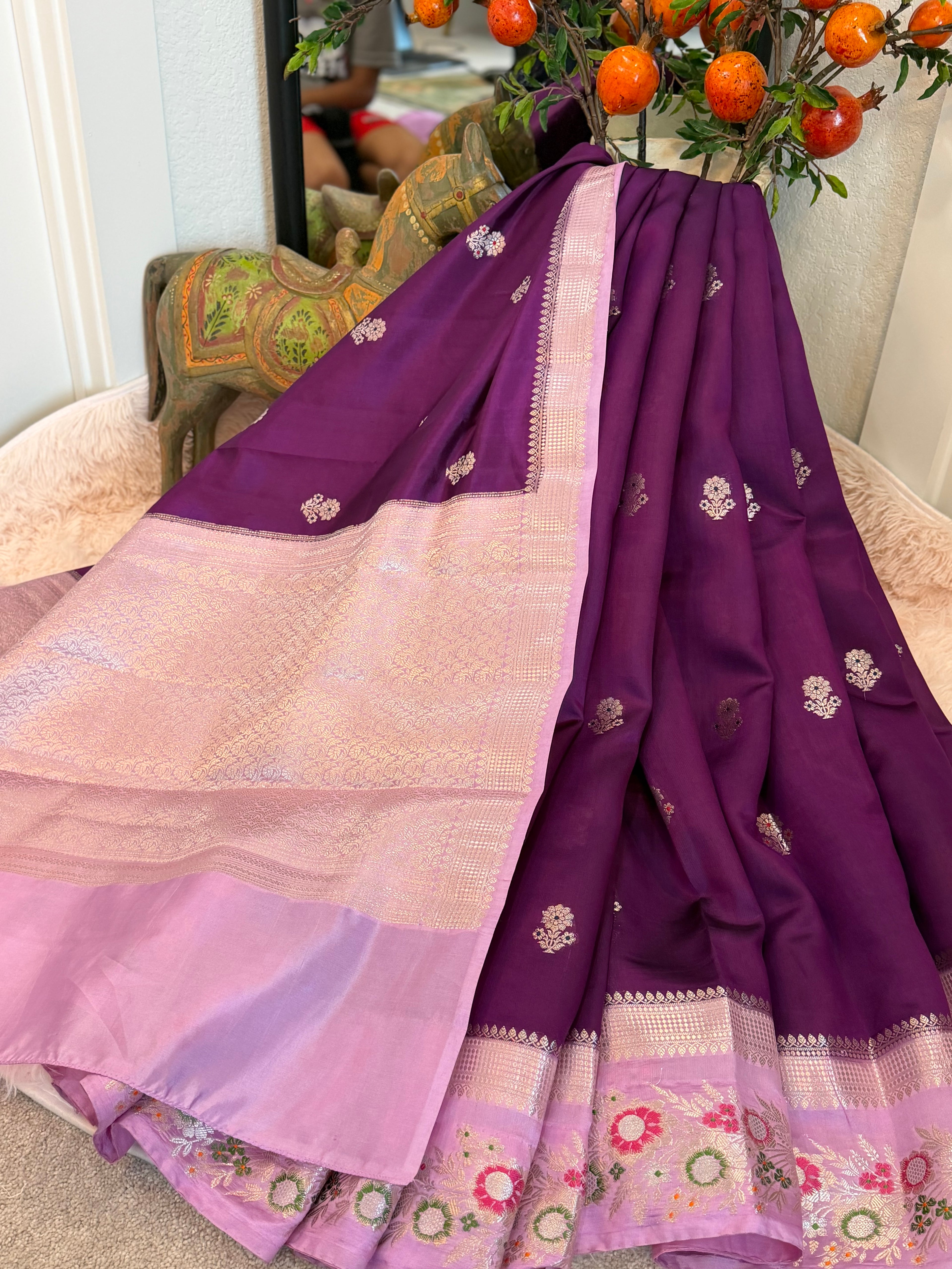 Poona Silk - Purple