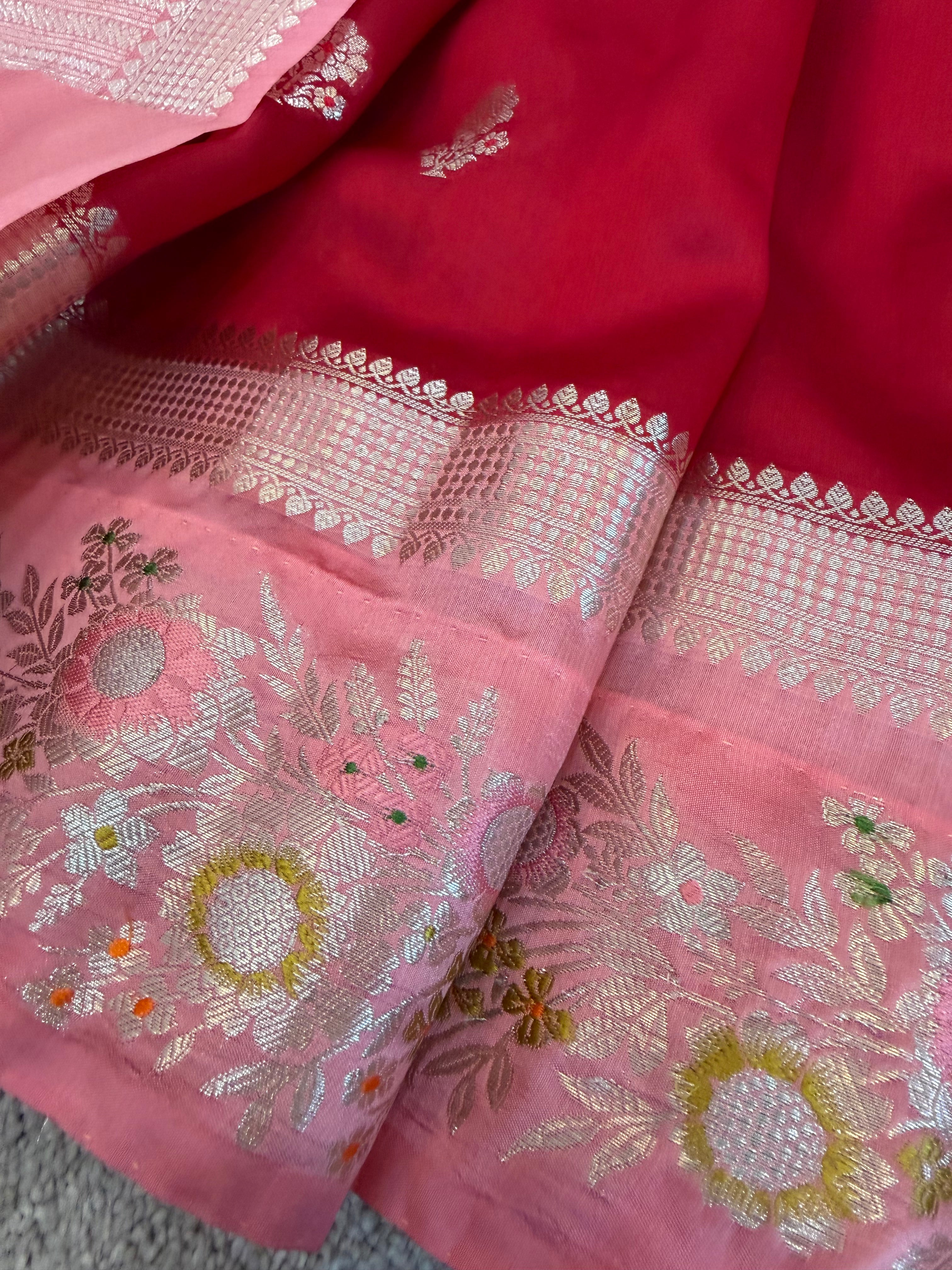 Poona Silk - Rich Red