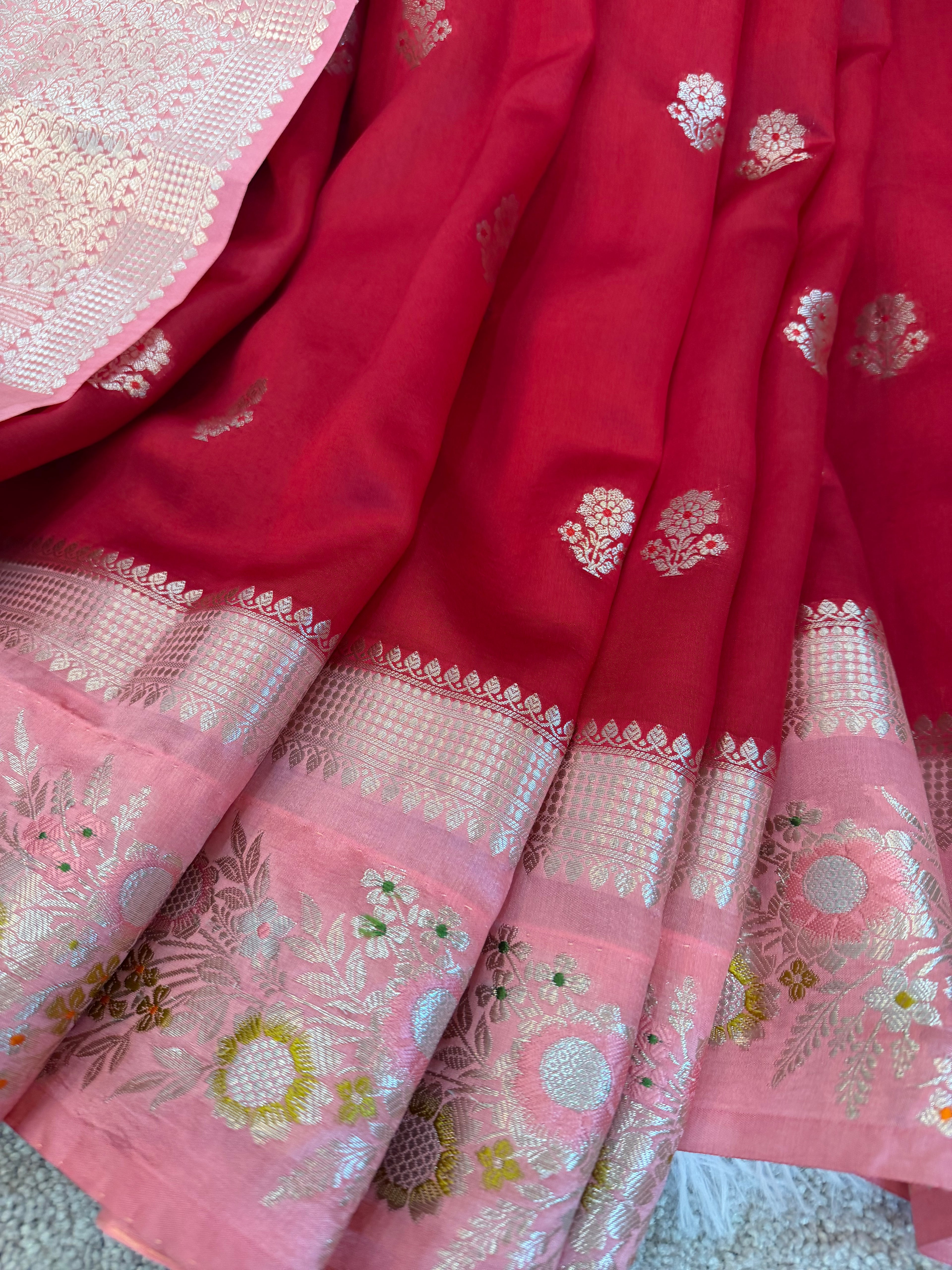 Poona Silk - Rich Red