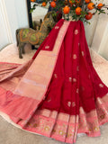 Poona Silk - Rich Red
