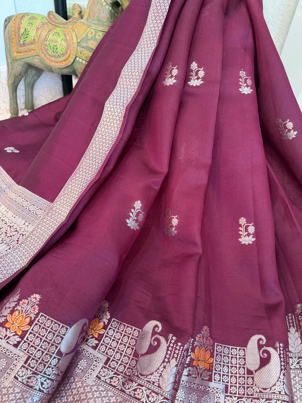 Poona Silk - Wine