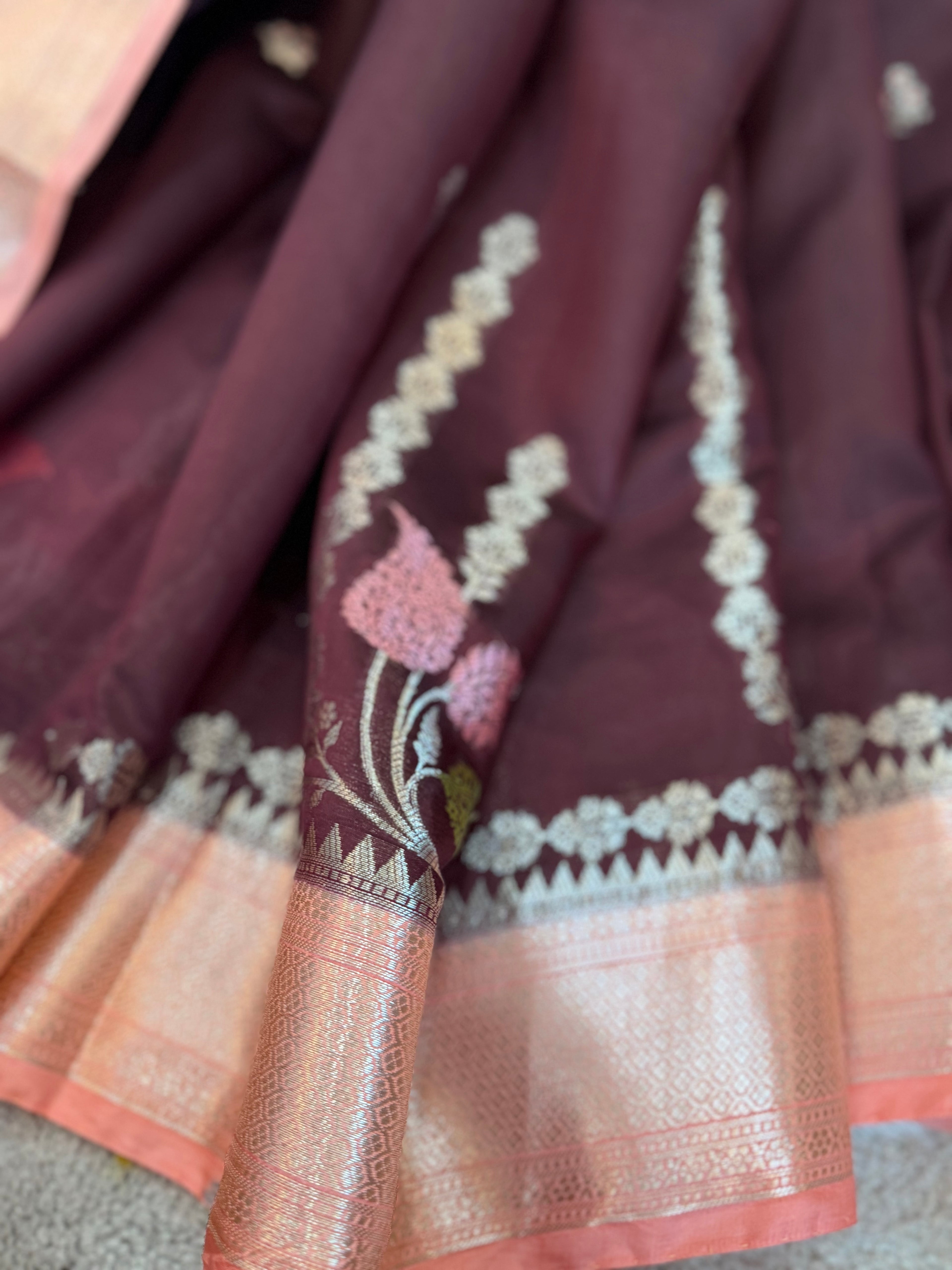 Poona Silk - Chocolate Plum