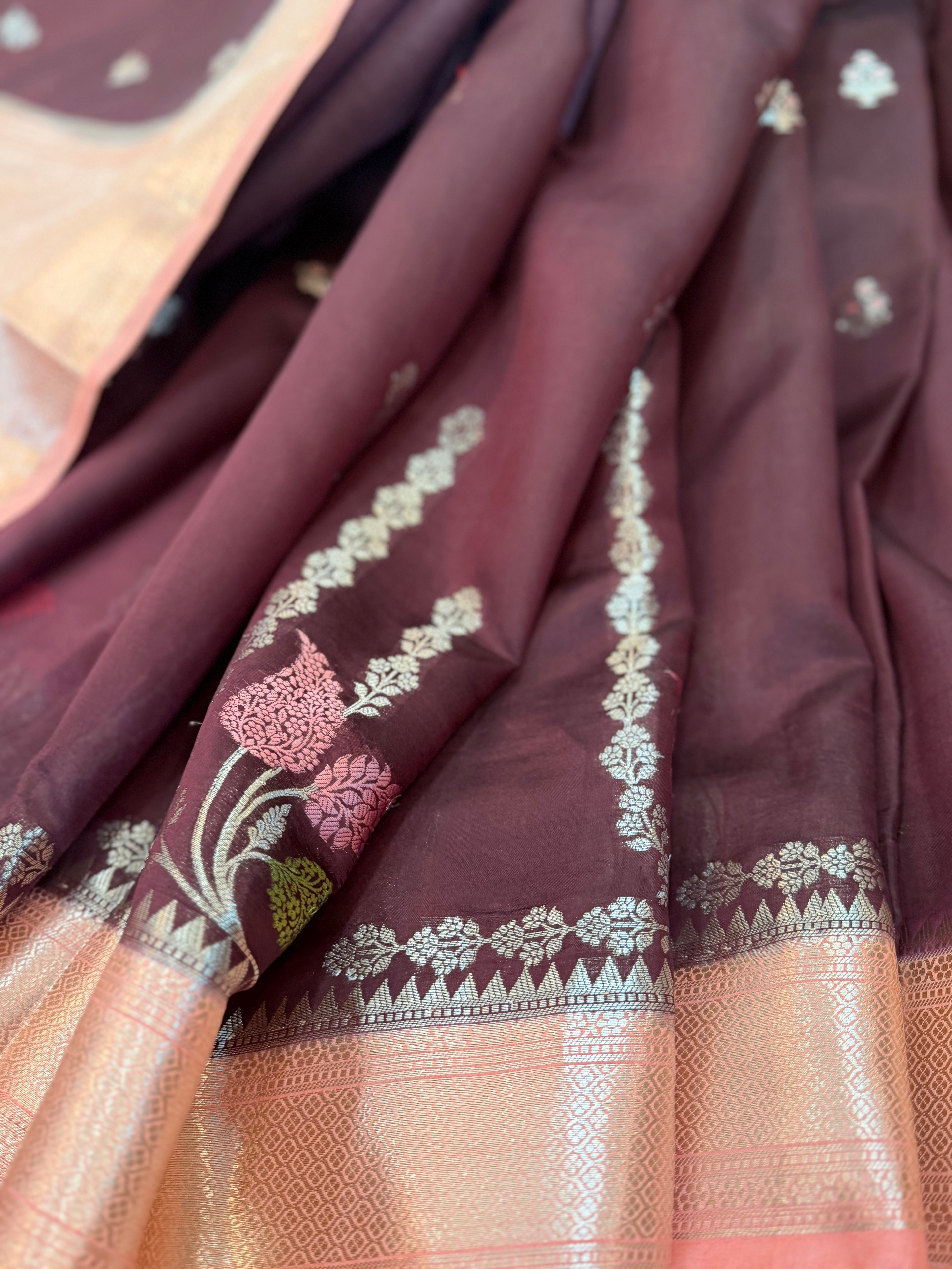Poona Silk - Chocolate Plum
