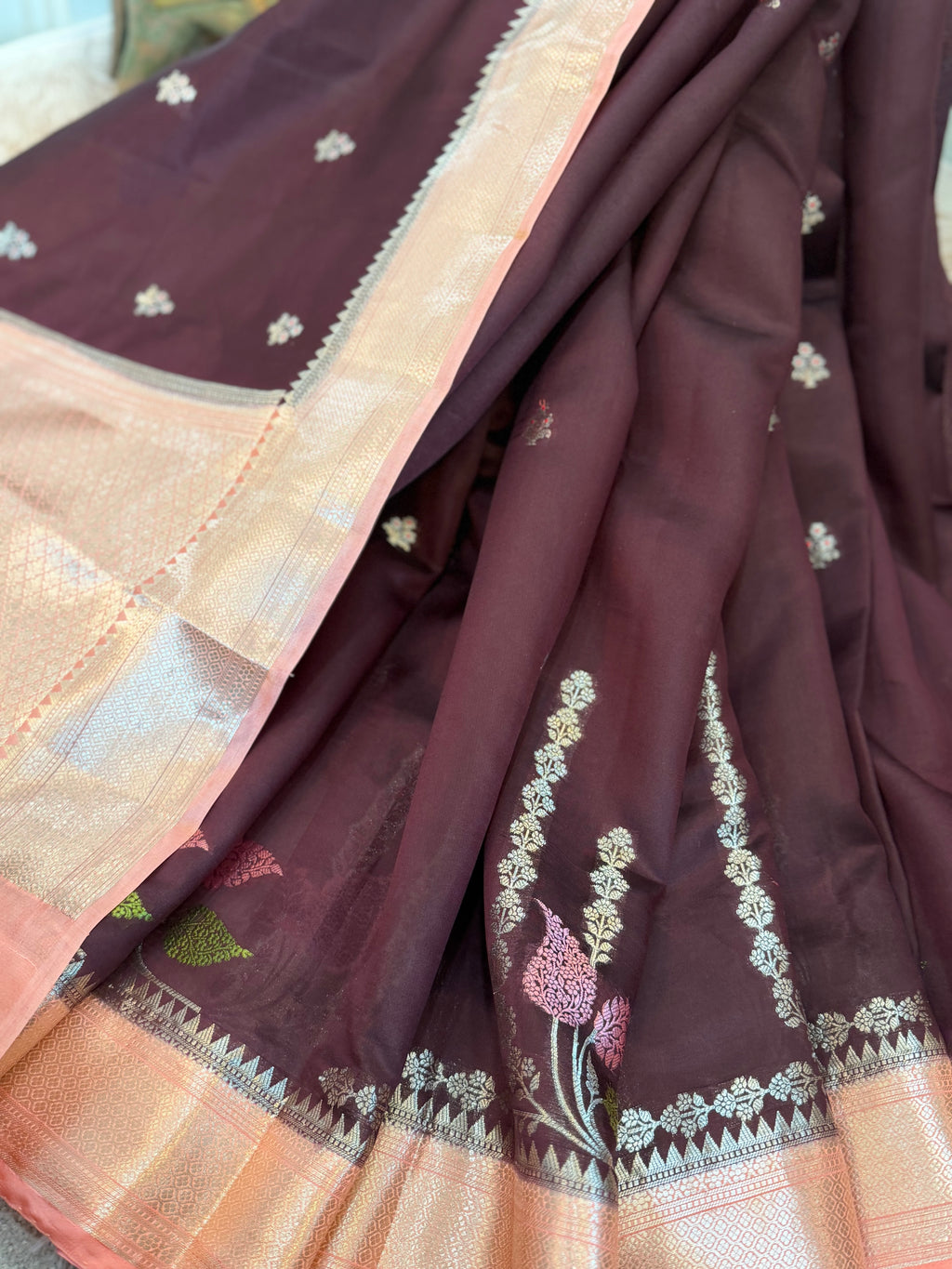 Poona Silk - Chocolate Plum