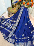 Poona Silk - Royal Cobalt Blue