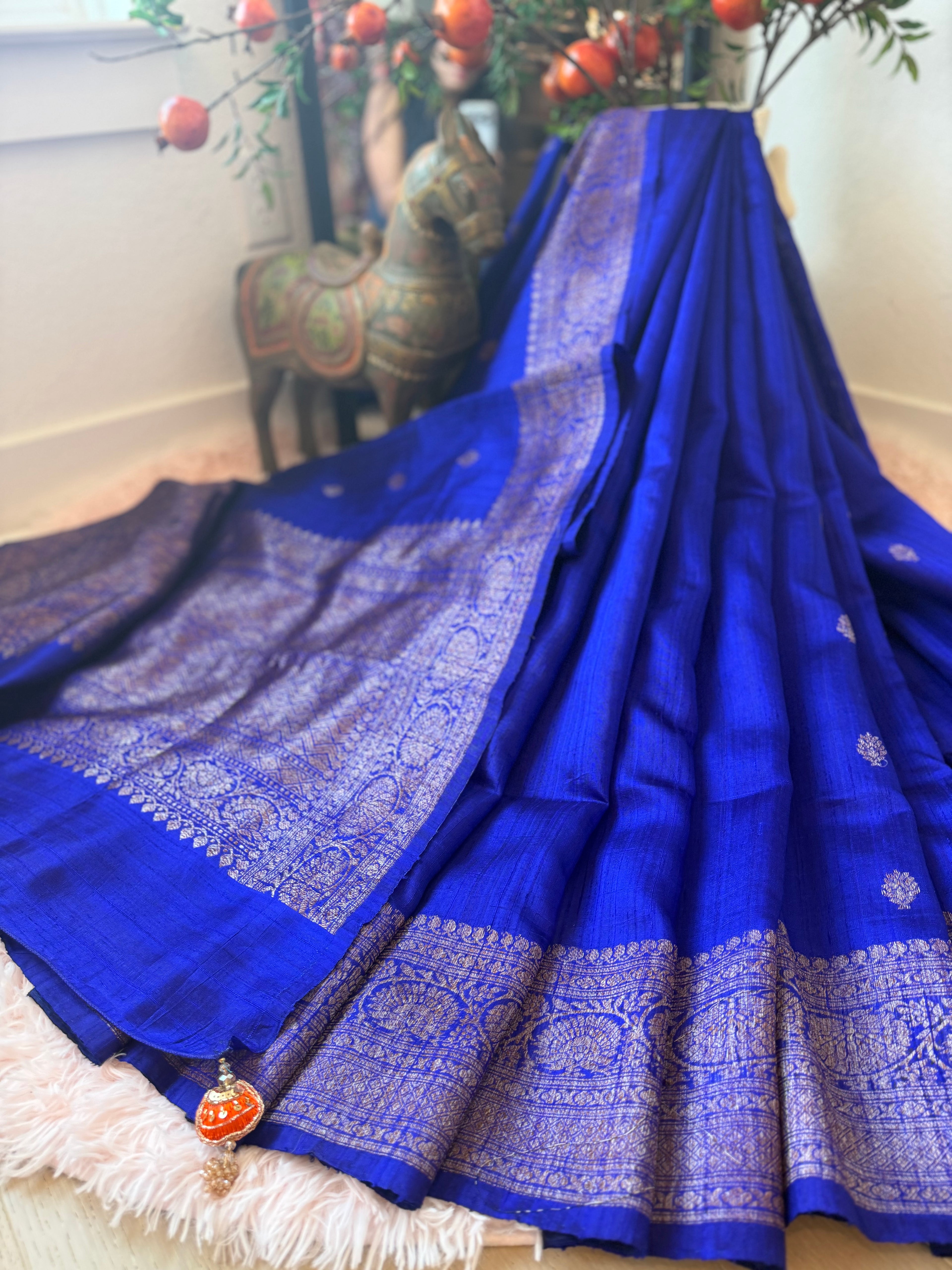 Banarasi Jute - Royal Blue