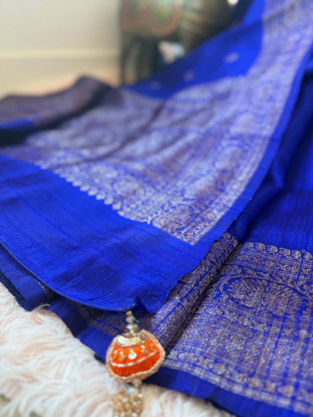 Banarasi Jute - Royal Blue