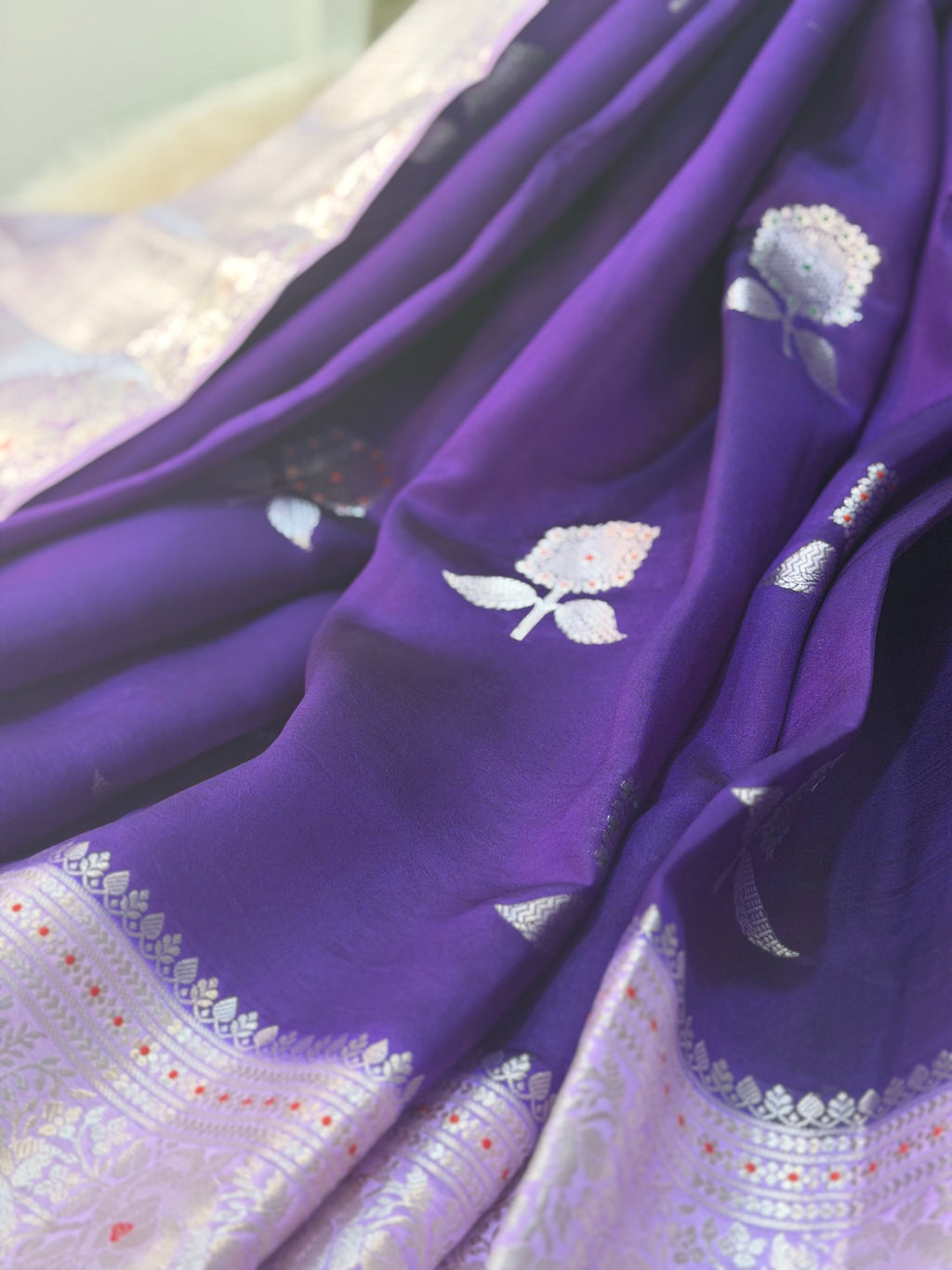 Poona Silk - Royal Purle