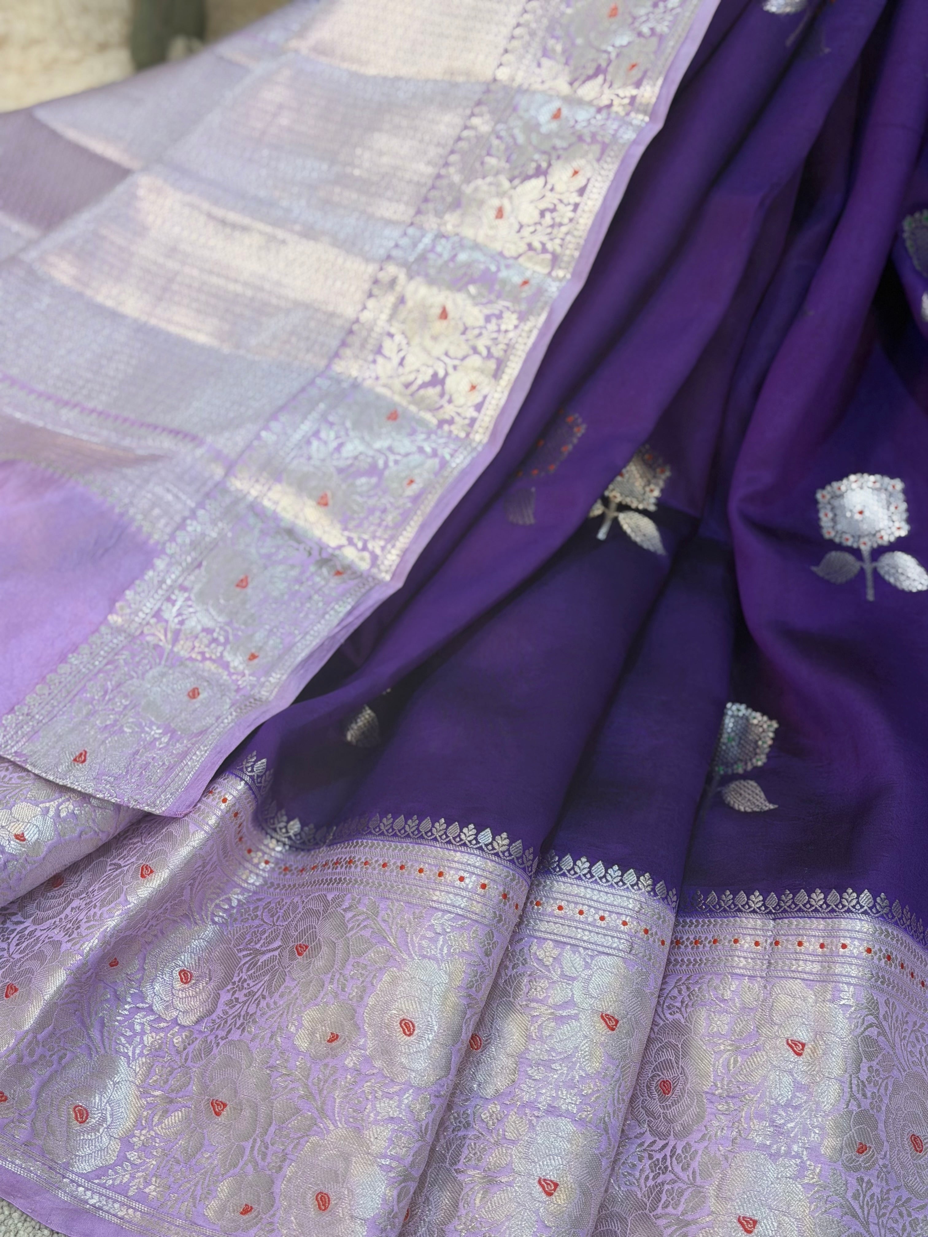 Poona Silk - Royal Purle