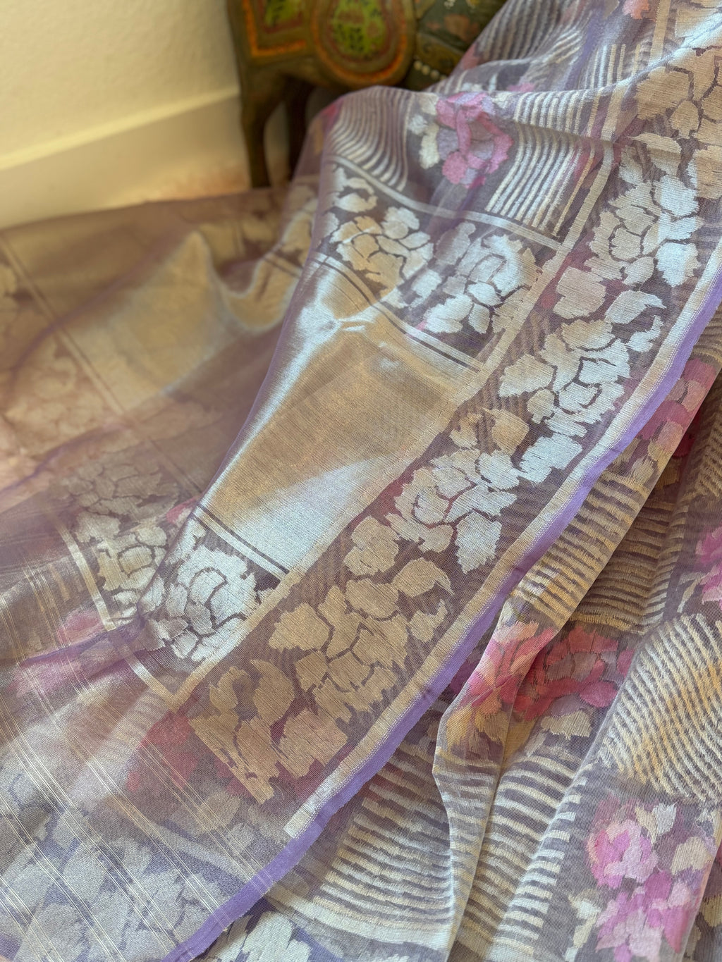 Kora Jamdani - Lilac