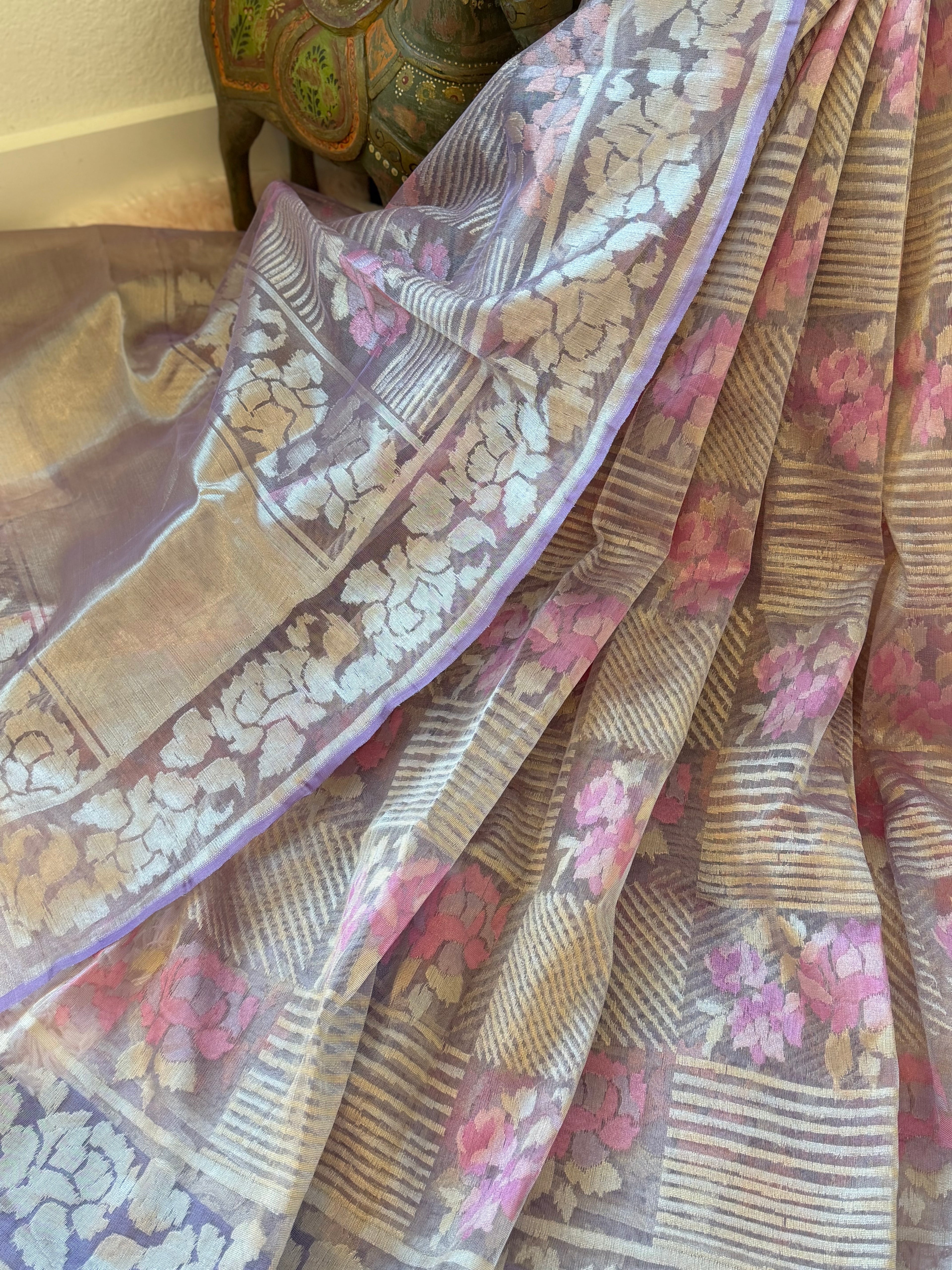 Kora Jamdani - Lilac