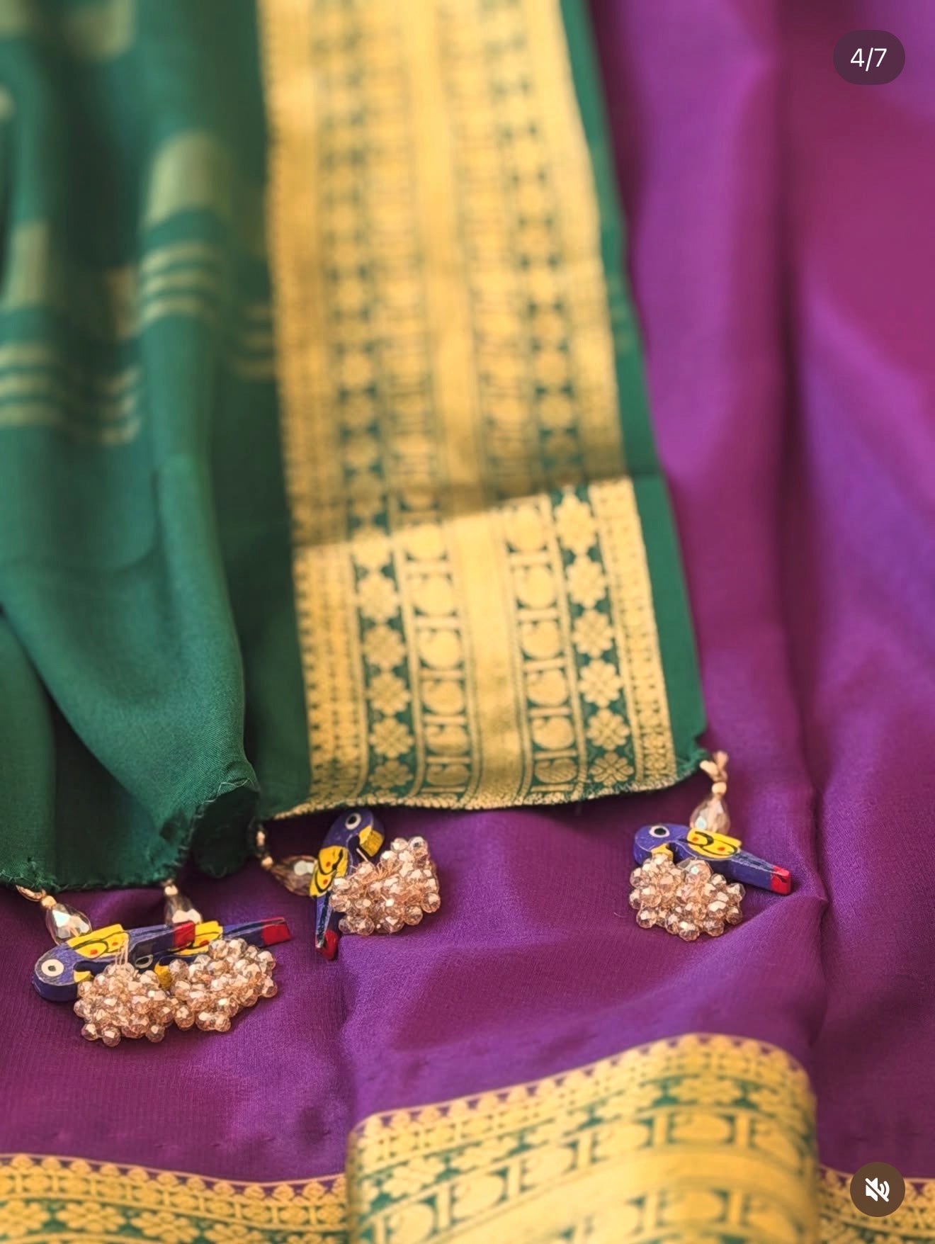 Mysore Silk Saree - Royal Orchid