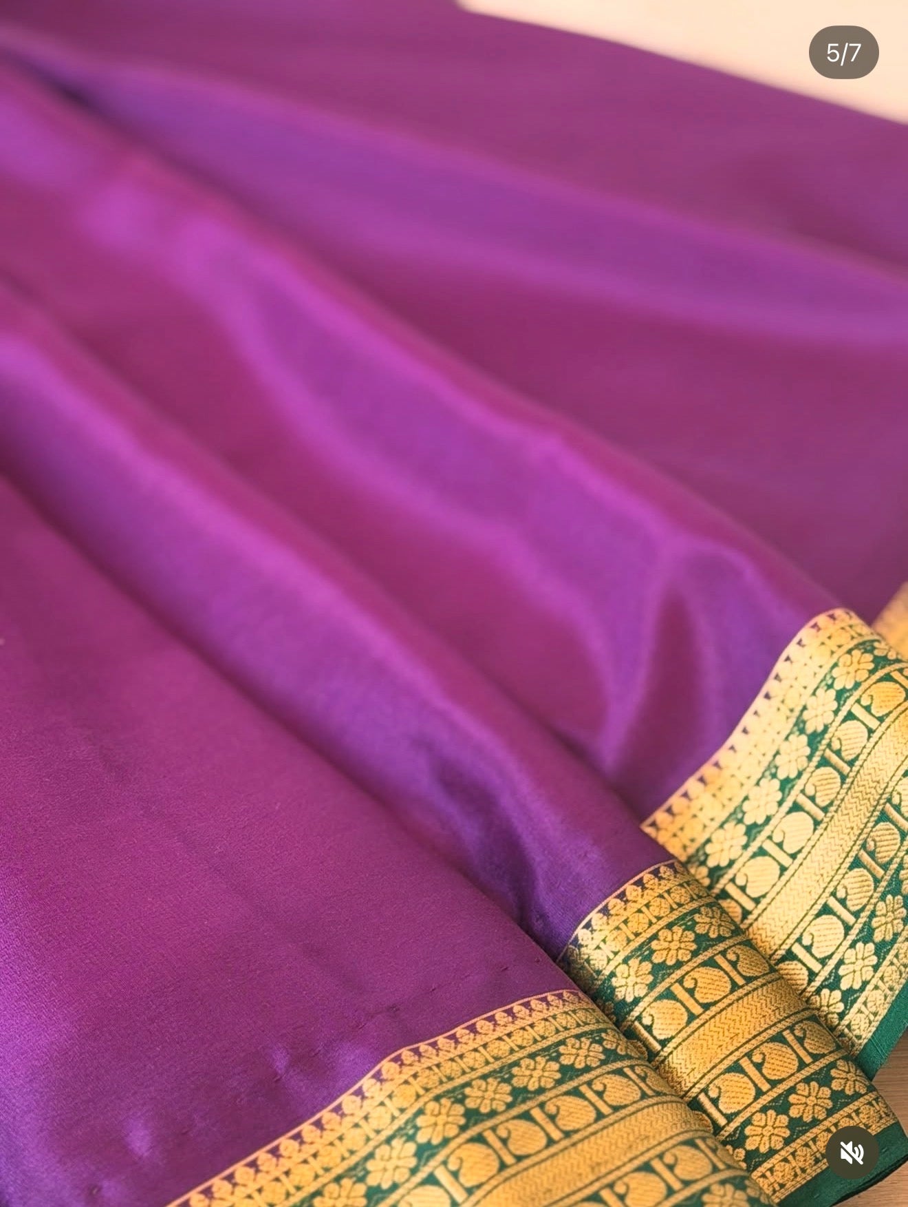 Mysore Silk Saree - Royal Orchid