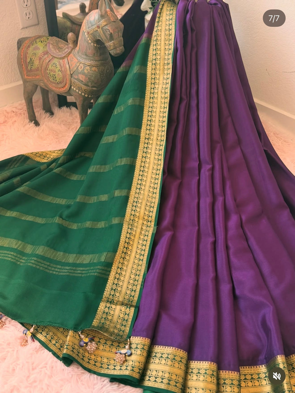 Mysore Silk Saree - Royal Orchid