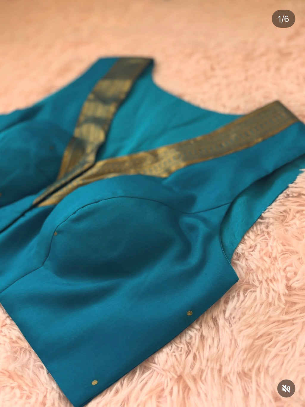Mysore Silk Saree - Sunset Teal