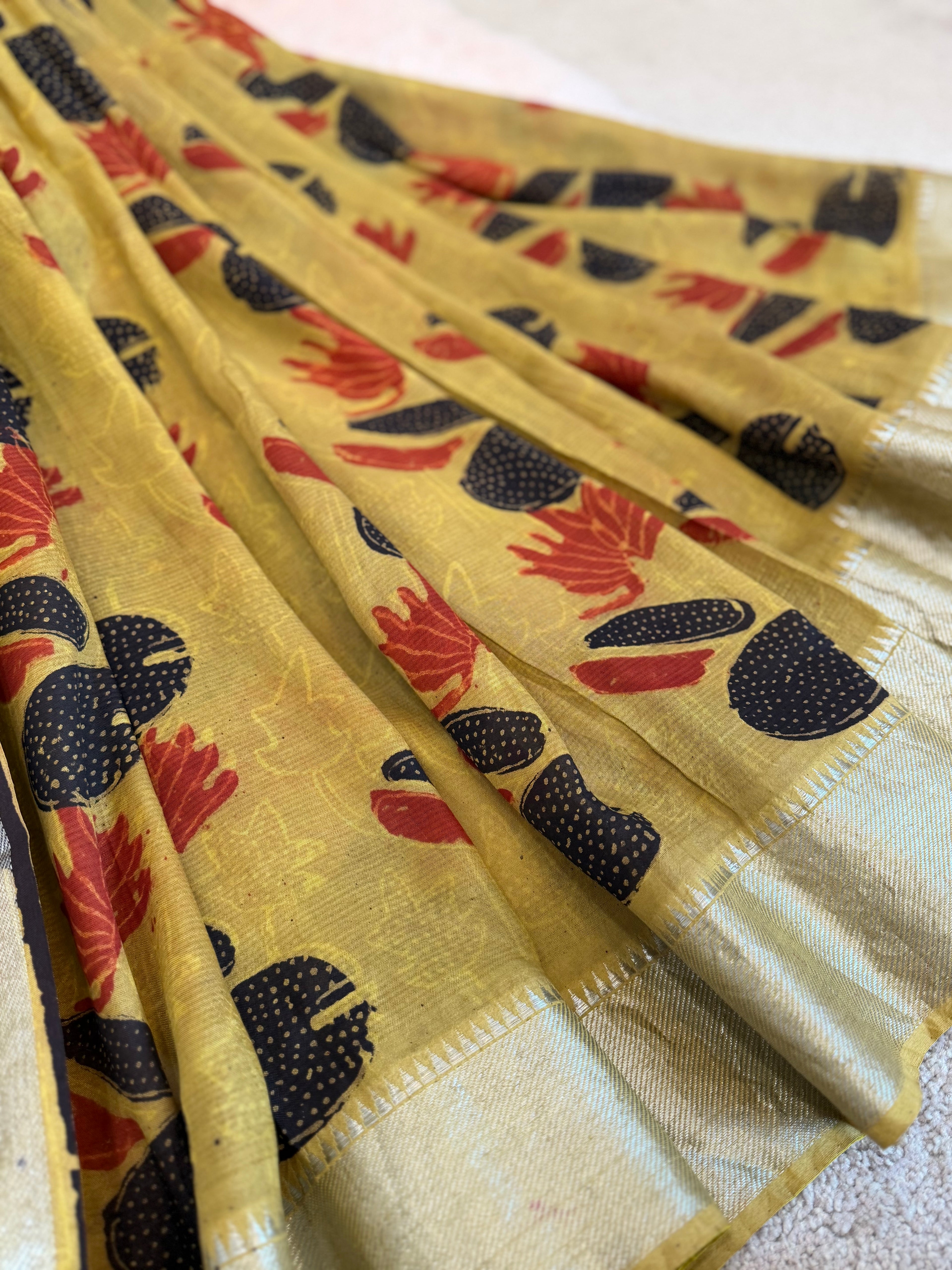 Mangalagiri cotton - Ochre