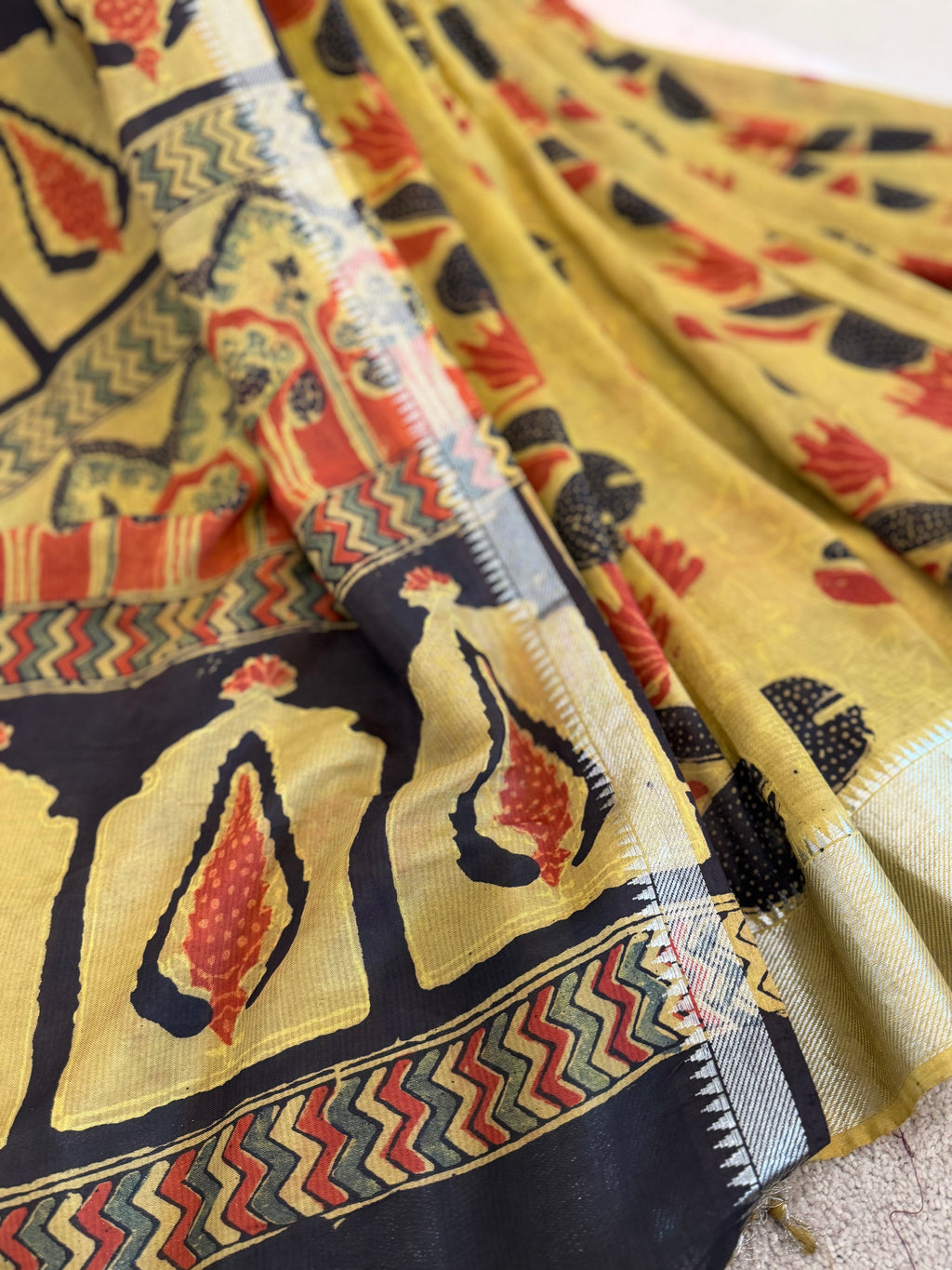 Mangalagiri cotton - Ochre