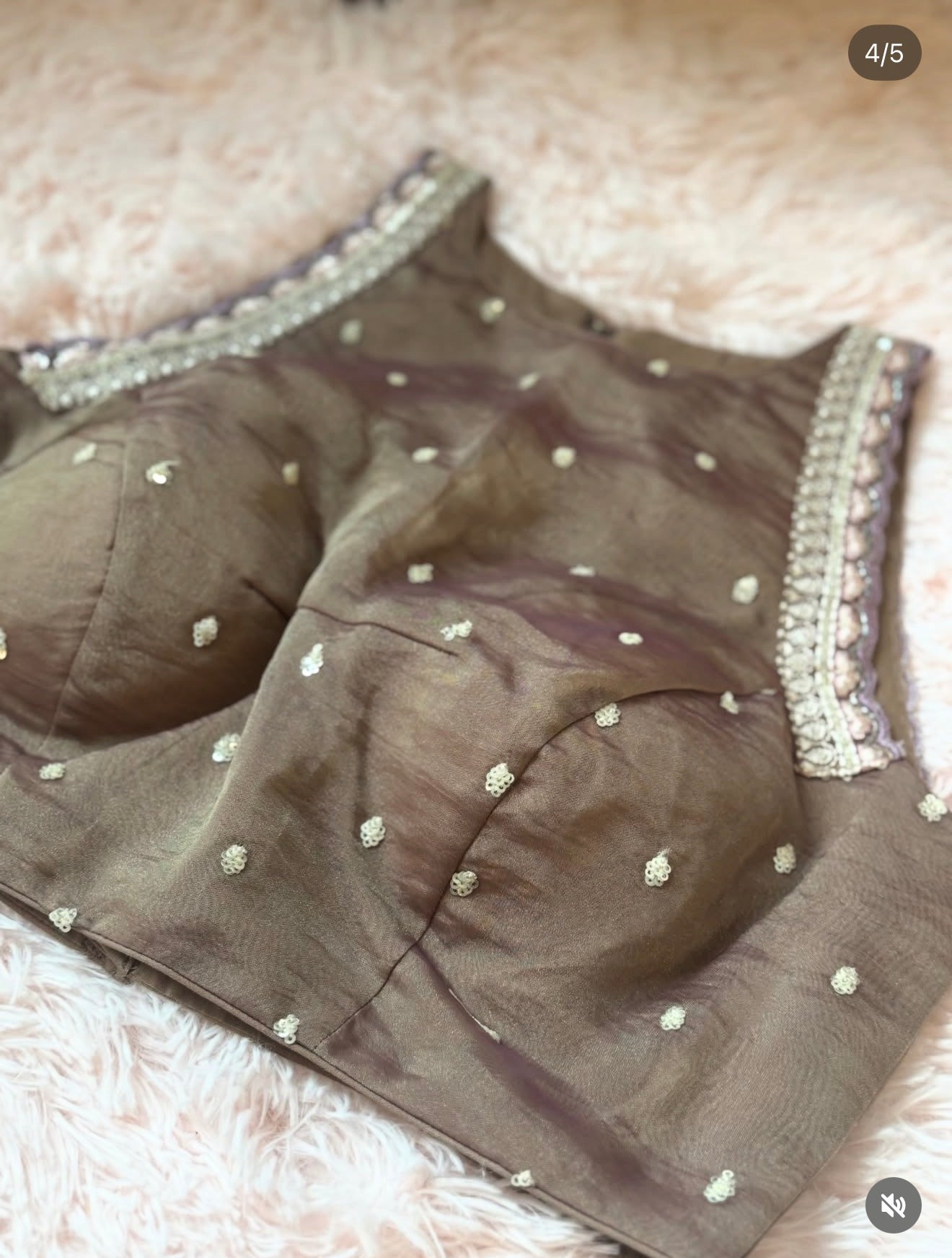 Organza Tissue - Soft Champagne