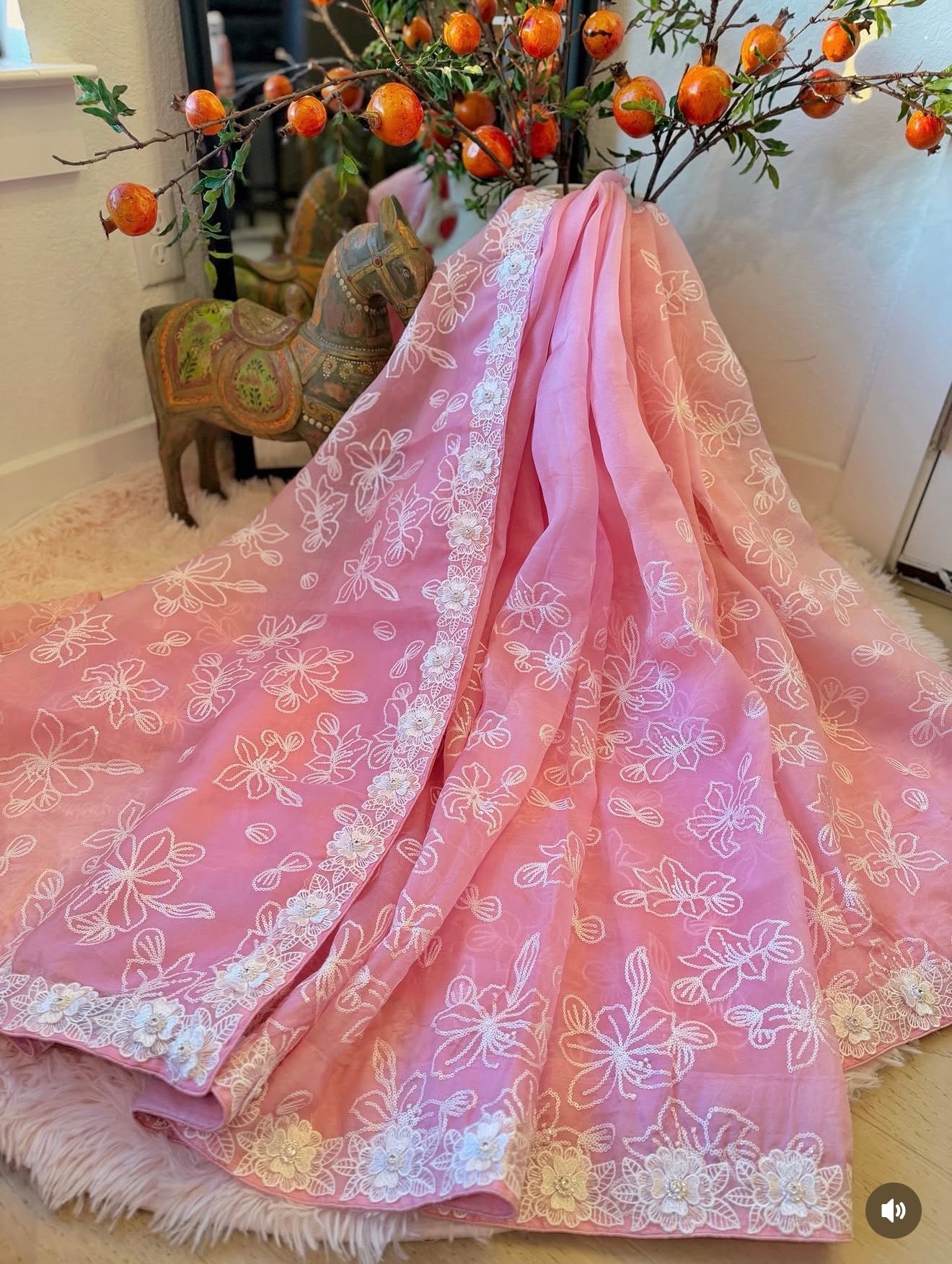 Organza - Baby Pink