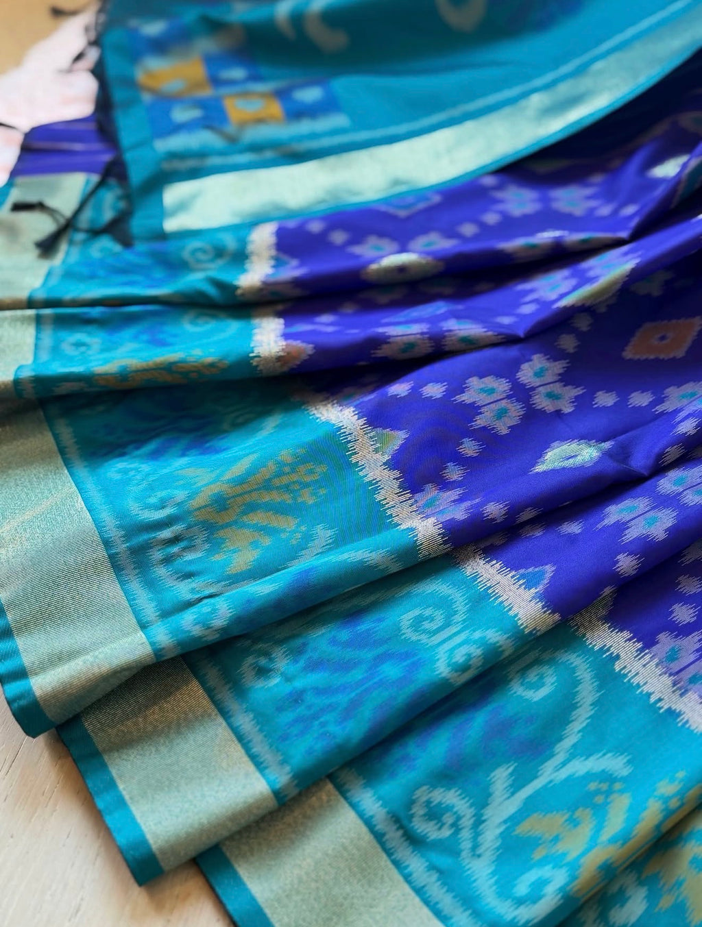 Fusion Pochampally - Royal Purple