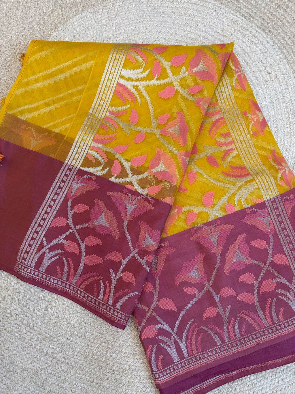 Kora silk - Lemon yellow